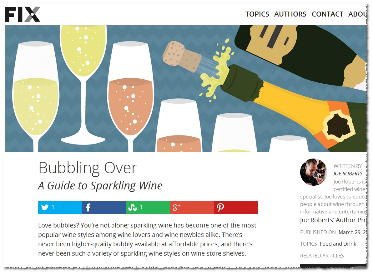 Bubbling Over (A Guide To Sparkling Wine) 1 Wine Dude