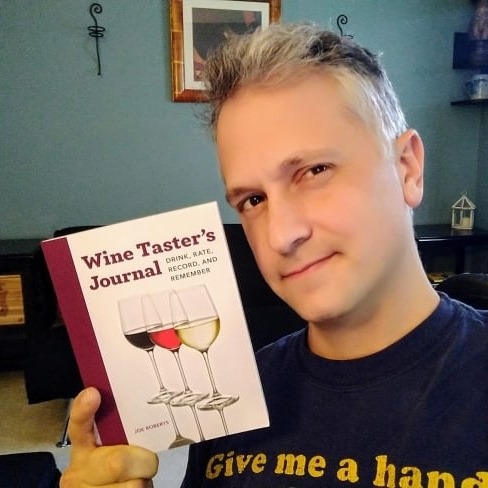 Joe with Wine Taster's Journal