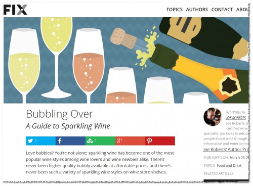 Fix.com sparkling wine