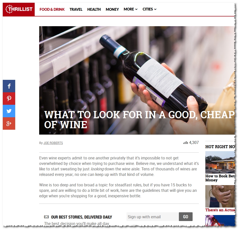 thrillist cheap wine