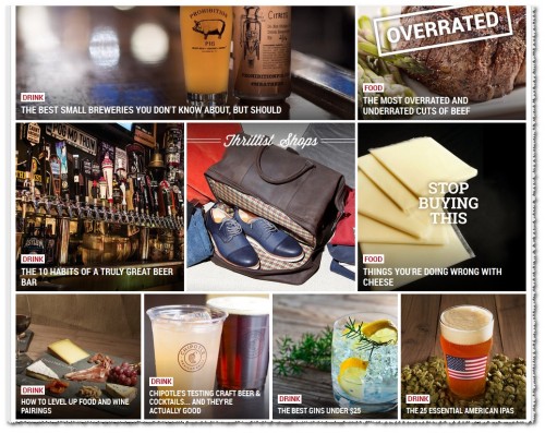 Thrillist.com Wine and Food Pairing