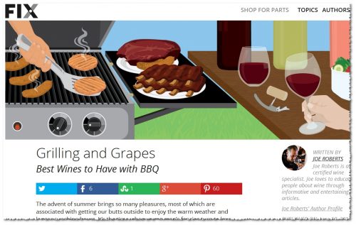 Fix.com Grilling and Grapes