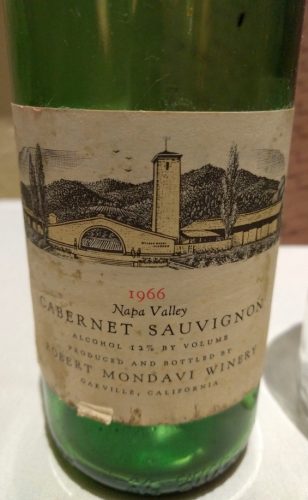 Mondavi Reserve Cabernet 1966
