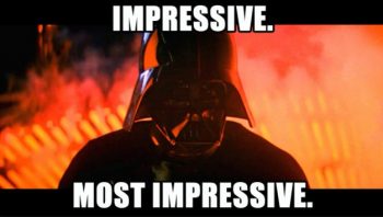 Vader impressive