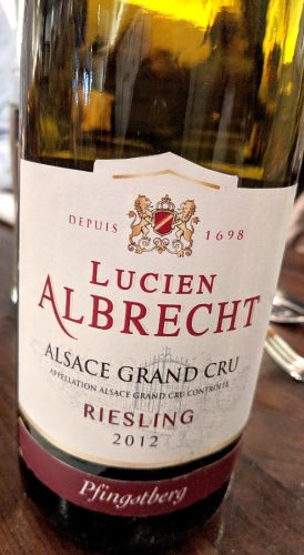 2012 Lucien Albrecht Riesling Pfingstberg