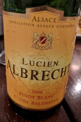 2016 Lucien Albrecht Pinot Blanc Cuvee Balthazar