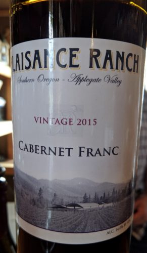 Plaisance Ranch Cab Franc