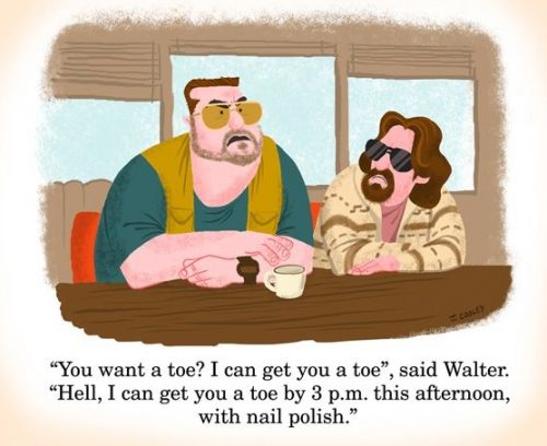 Lebowski kids toe