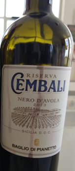 2013 Baglio di Pianetto 'Cembali' Nero d'Avola