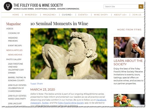 FFWS 10 Seminal Moments in Wine