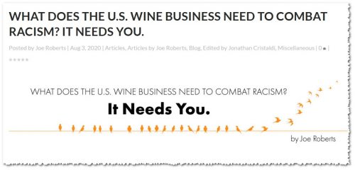 What Does the U.S. Wine Business Need to Combat Racism? It Needs You.