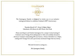 The Eternals, Part 1 (Graham’s Vintage Ports, 2020 – 1983)