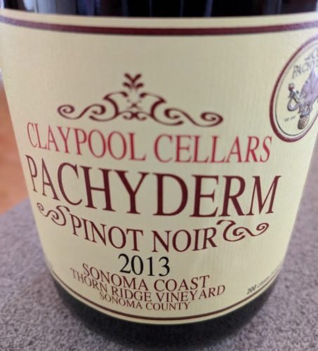 Claypool Cellars 2013 Thorn Ridge Pinot Noir