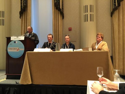 Paneling wine + music at VINO2015