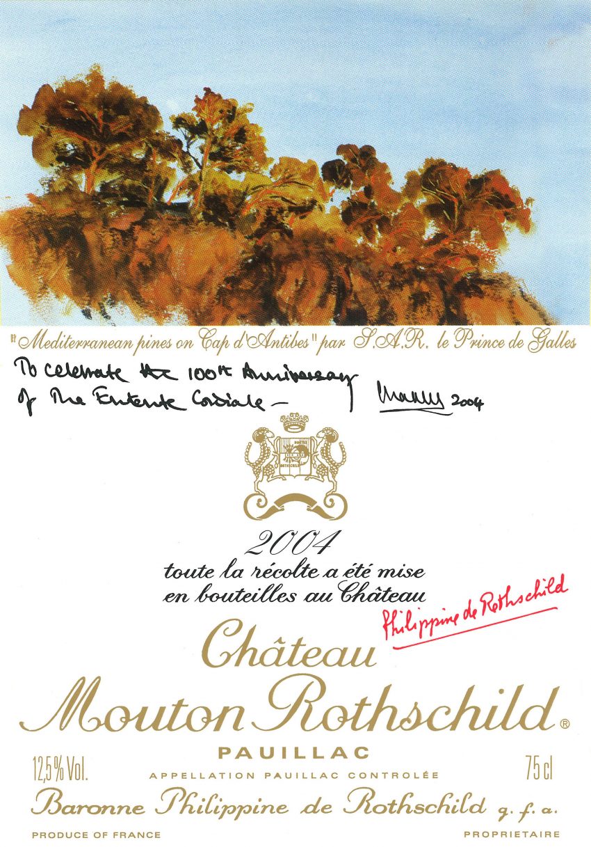 Mouton 2004 label
