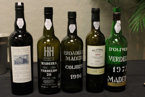 I2015 Madeira tasting lineup