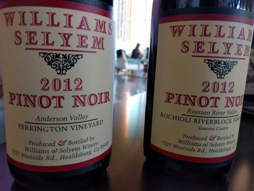 Williams Seylem Pinot Noirs 2012