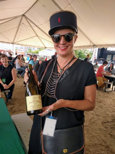 Chaney Claypool backstage 2017