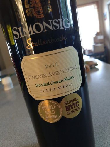 2015 Simonsig Avec Chene Blanc Wooded Chenin Blanc