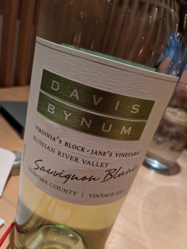 Davis Bynum 2017 Sauvignon Blanc