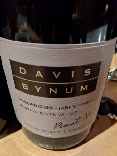 Davis Bynum Pommard Clone