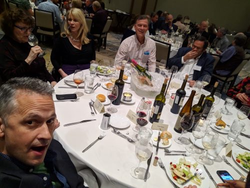 2018 Critics Challenge dinner