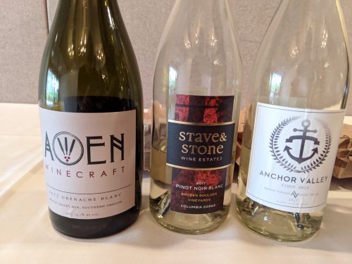 2018 Oregon Wine Experience Doble Gold whites