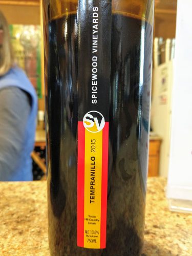 Spicewood 2015 Tempranillo