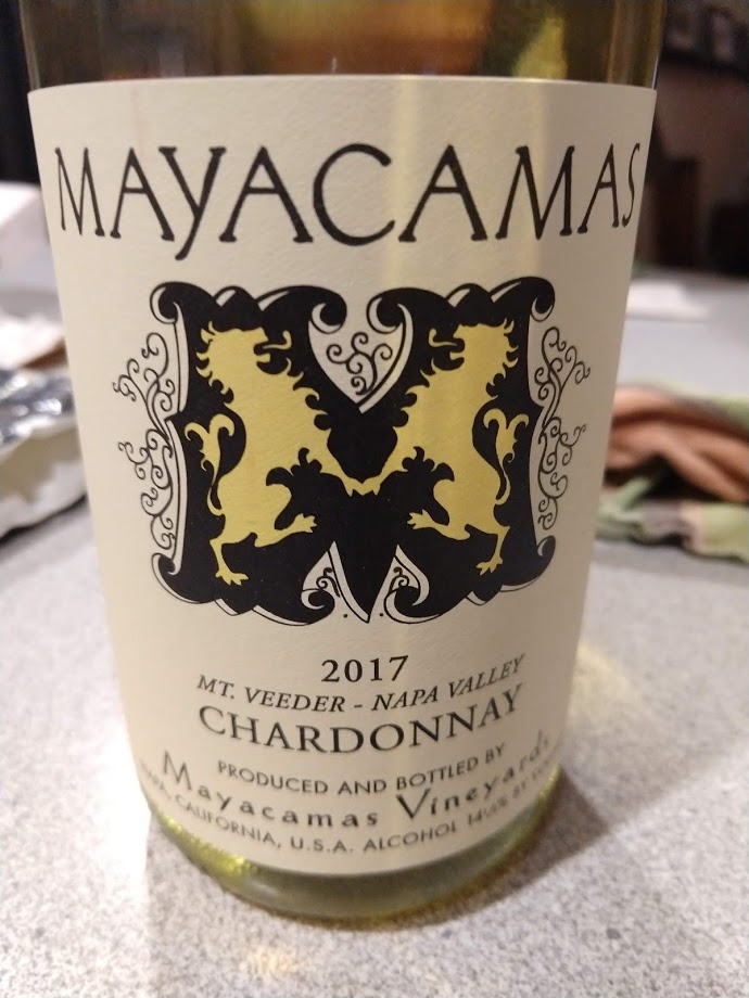 Storied (2017 Mayacamas Vineyards Chardonnay)