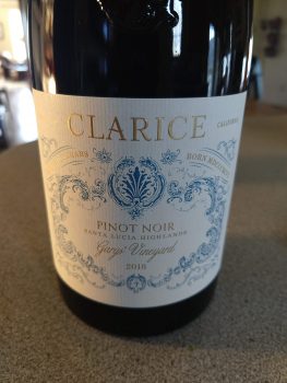 Clarice Wine Co Gary's Vienyard 2018