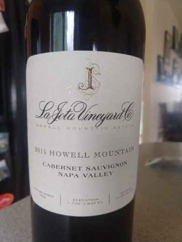 La ota Howell Mountain 2015