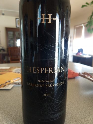 Hesperian Cabernet 2007