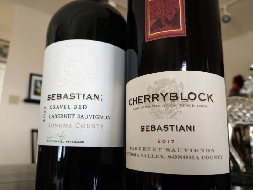 Sebastiani Cabernet lineup 2