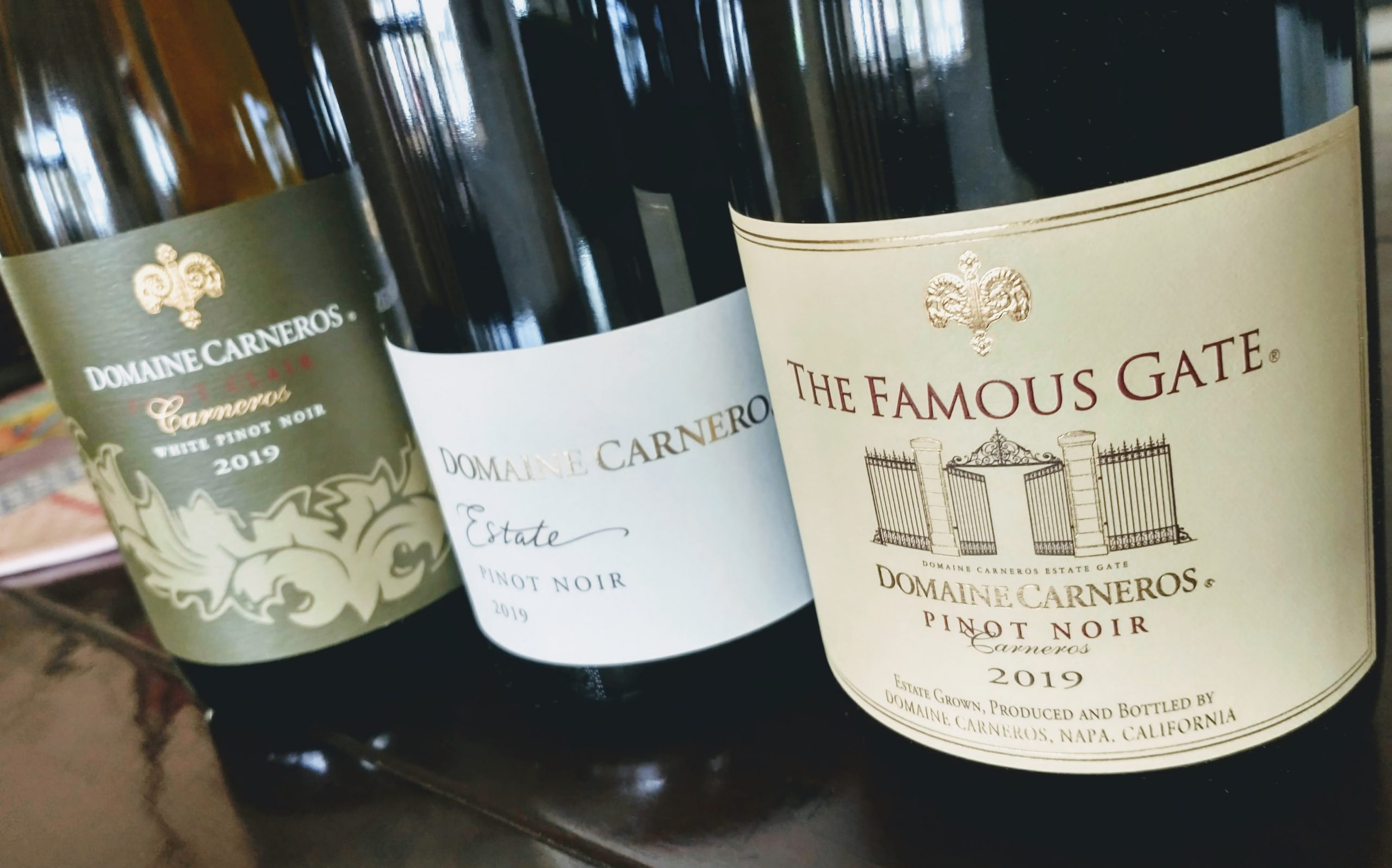 Domaine Carneros Pinot 2019 lineup 1