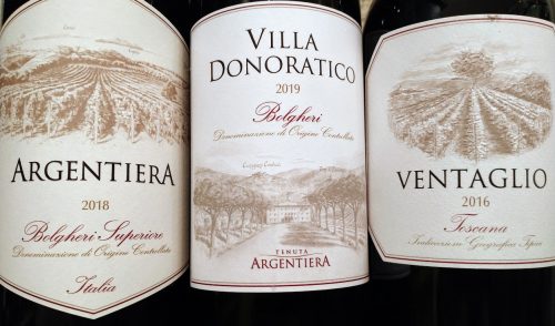 Argentiera tasting