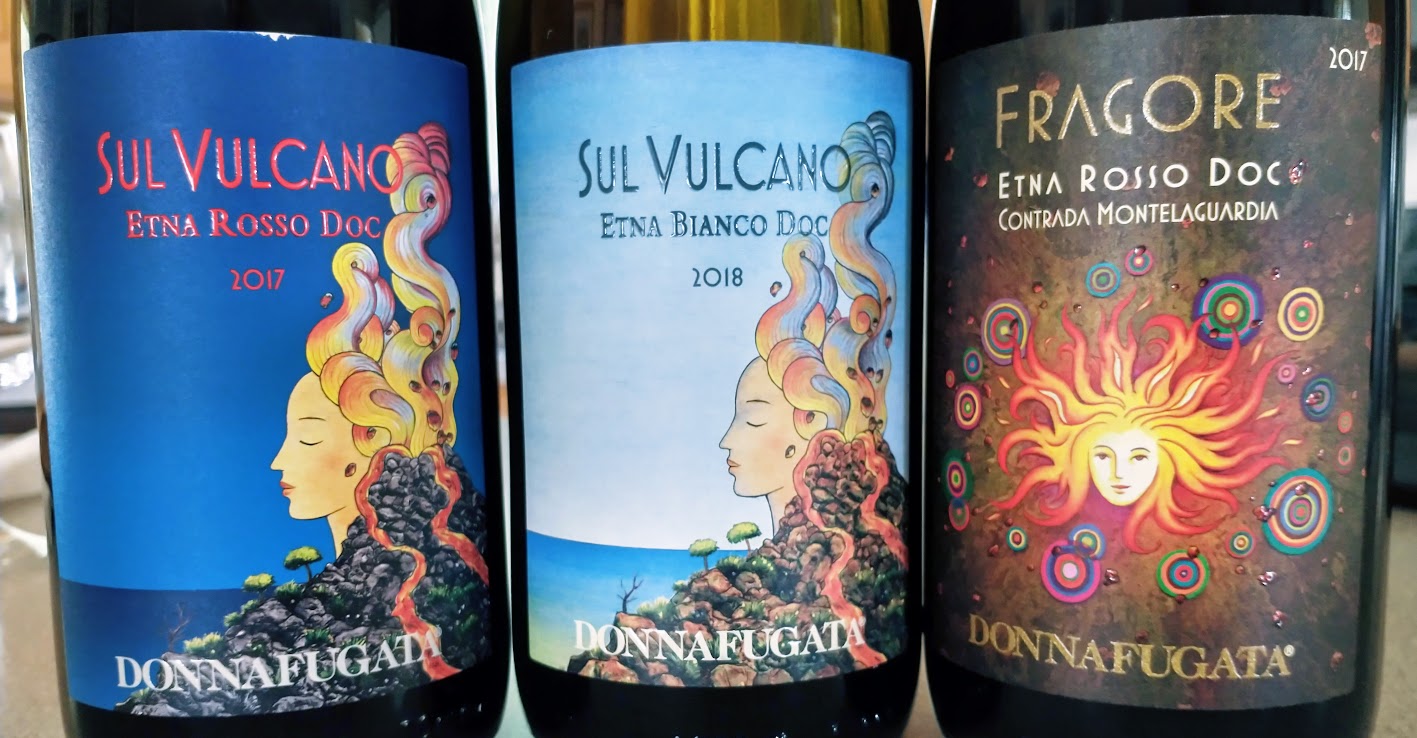 Donnafugata Etna wine lineup