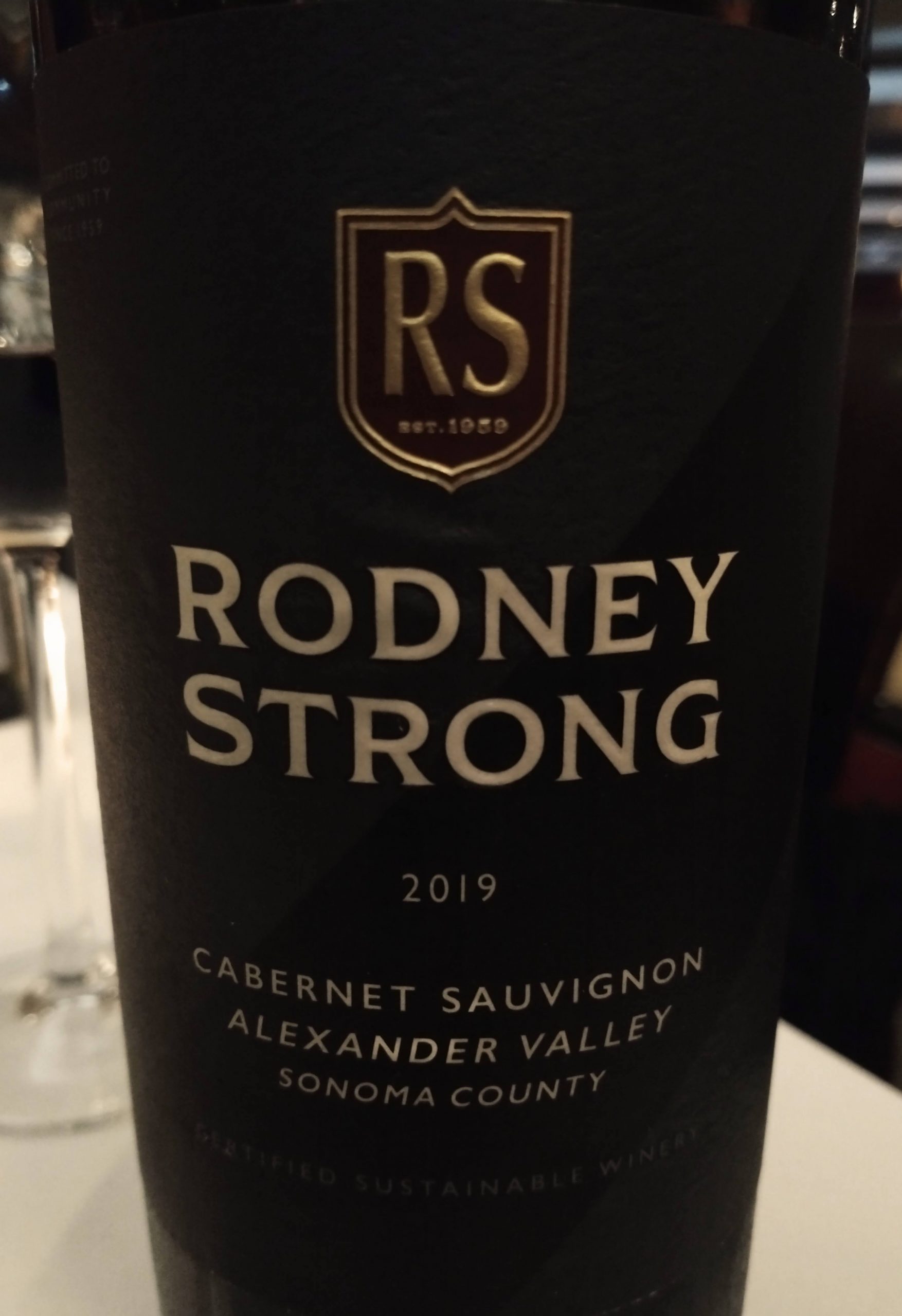 Rodney Strong 2019 ALexander Valley Cabernet