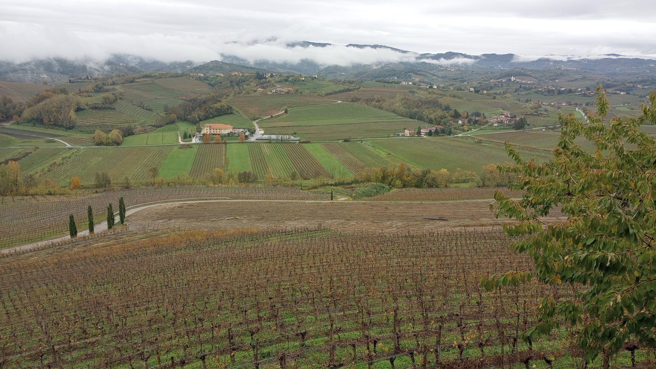 Collio in its rainy November glory