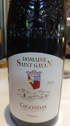 Saint Gayan Gigondas 2014