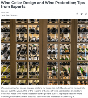 Porch Sipping (Talking Wine Storage For Porch.com)