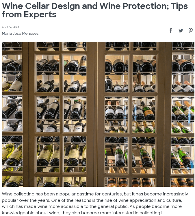 Porch.com wine storage