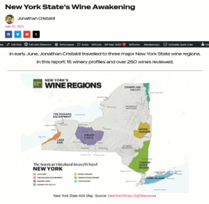 New York State of Mind (Comprehensive NY Wine Report at Cristaldi & Co!)