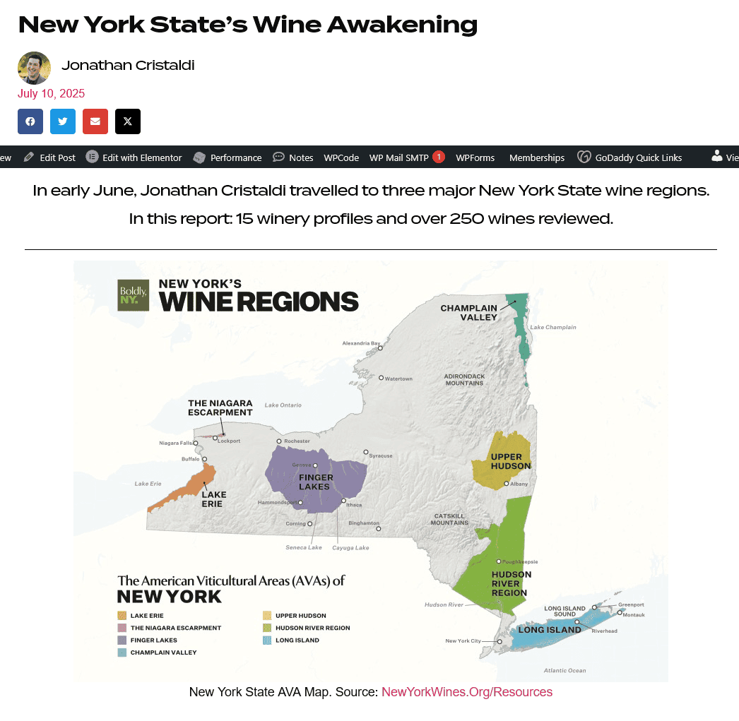 New York State of Mind (Comprehensive NY Wine Report at Cristaldi & Co!)